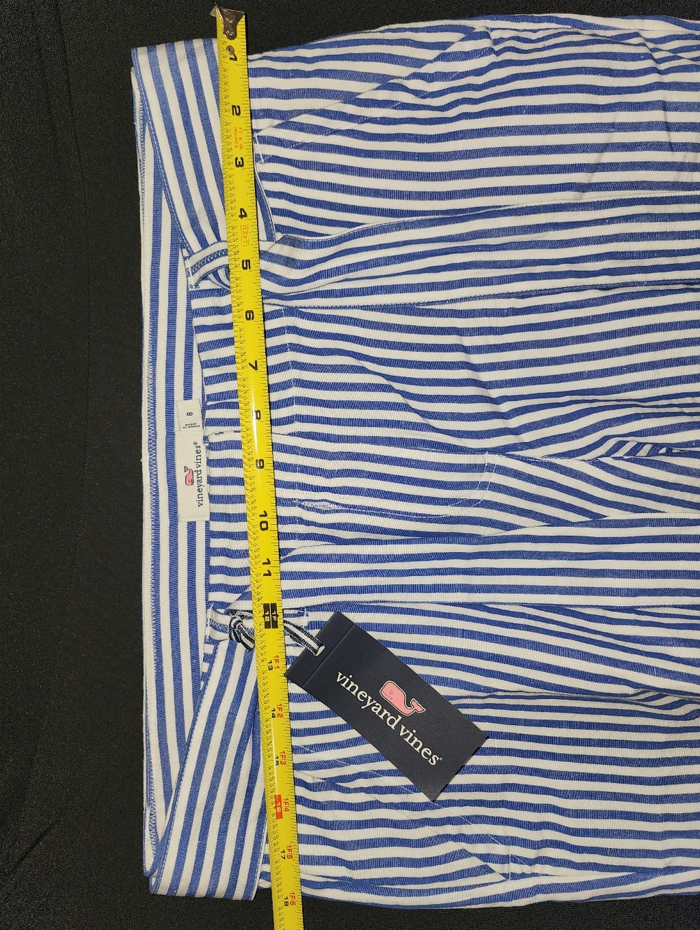 Vineyard Vines Blue & White Striped Pants - Picture 8 of 9